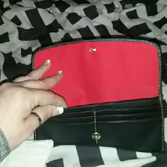 Dooney & Burke black leather bag & wallet set - Picture 5 of 5